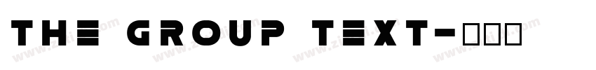 the group text字体转换